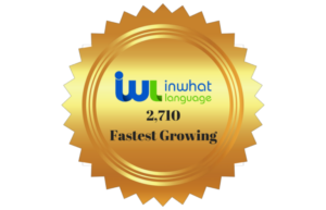 inWhatLanguage Ranks as One of the Fastest Growing Companies for 2018 Inc. 5000 List.