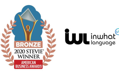 inWhatLanguage Wins Stevie® Award at the 18th Annual American Business Awards®